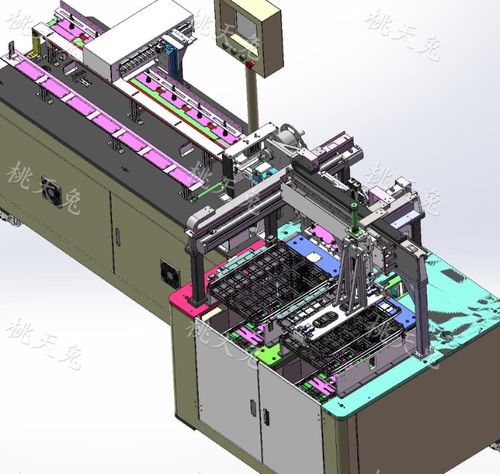 af覆膜机 3d图纸 机械设备设计自动化三维模型3d图素材